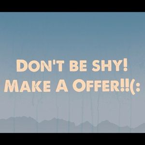 Don’t be shy!! Make A Offer!!! 🙂👍🏻